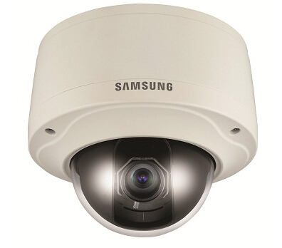 三星 1/3" 4CIF寬動態(tài)手動變焦防暴網(wǎng)絡(luò)半球攝像機  SNV-3082P